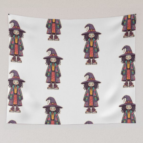 Item preview, Cosmic Psychedelic Witch designed and sold by bapupa.