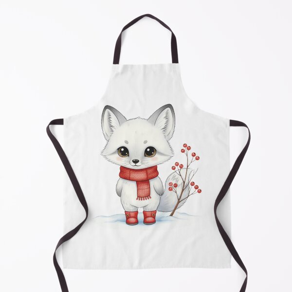 Artikelvorschau, Arctic Fox Winterkuscheltier entworfen und verkauft von Steele-Art.