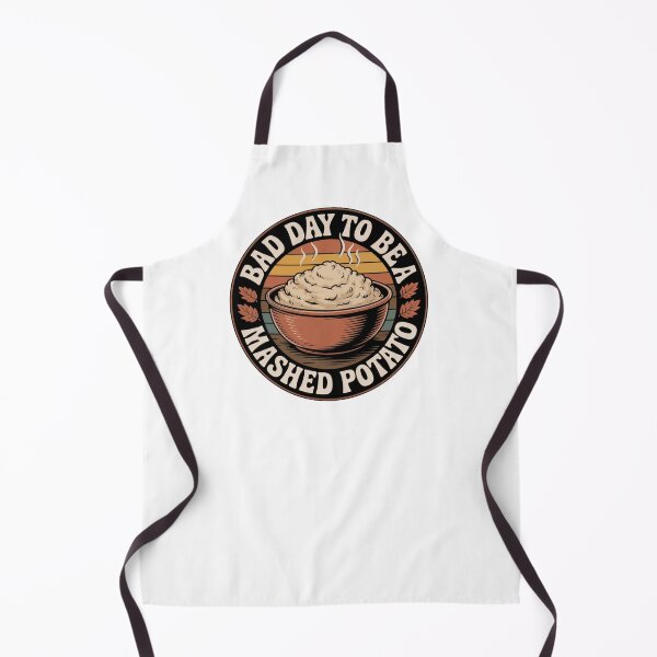 Item preview, Retro Mashed Potato Badge – Vintage Thanksgiving Humor designed and sold by WSPrintCrafter.