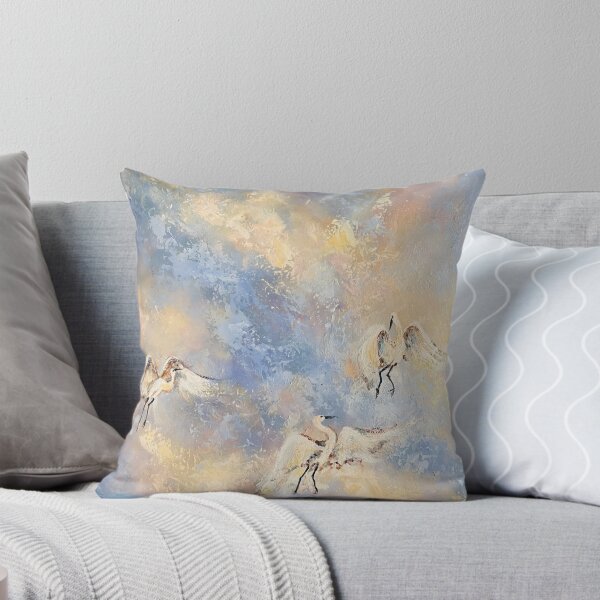 Item preview, Skybound – Birds Flying Through a Dreamy Multicolor Sky designed and sold by valyaart.