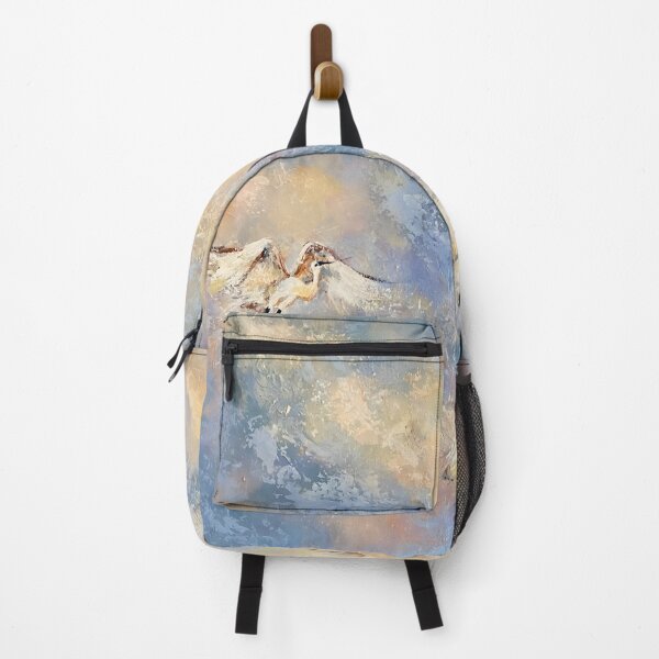 Item preview, Skybound – Birds Flying Through a Dreamy Multicolor Sky designed and sold by valyaart.