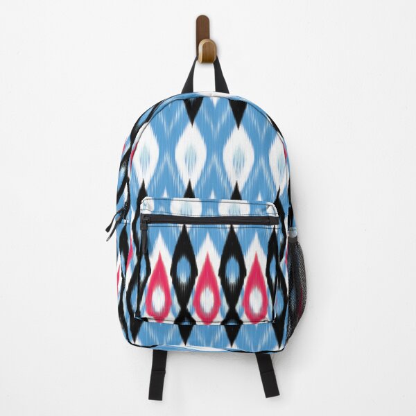 Item preview, Seamless Ikat Pattern Concept blue, black and red color designed and sold by ChaReePat.