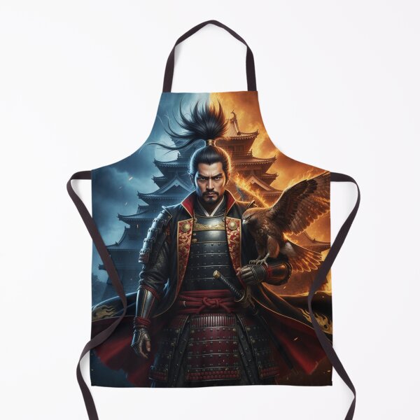 Item preview, 織田信長 ― 焔と影を統べる覇の心 | Japanese Warlord Art / Oda Nobunaga — A Falcon Born of Fire and Night designed and sold by Mori-no-Akari.