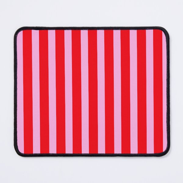 Item preview, Vertical Bold Striped Pattern in Cherry Red and Pink designed and sold by enricadenicola.