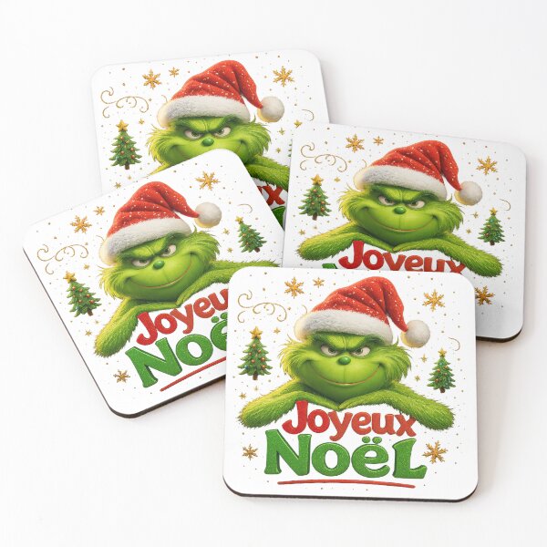Aperçu de l'œuvre Grinch 3D Joyeux Noël – Design Noël Drôle & Festif créée et vendue par Tropic Wear Collection.
