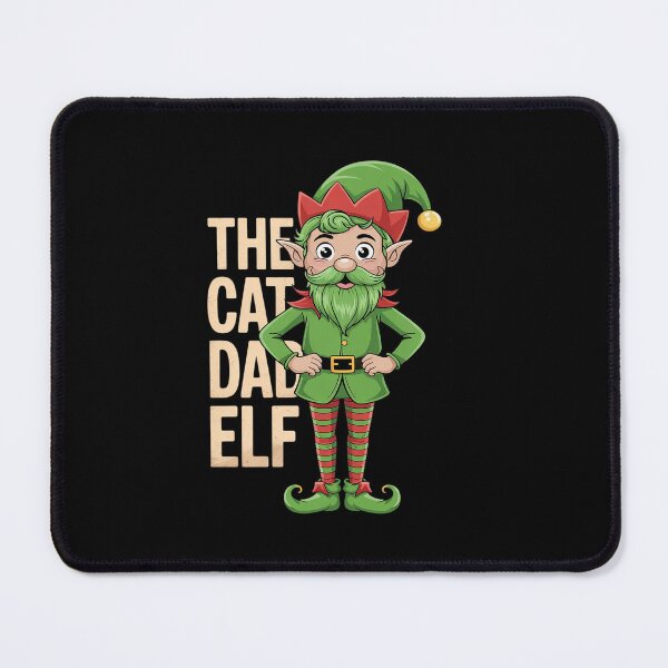 Item preview, Family The Cat Dad Elf Christmas Matching Pj Pajama Xmas designed and sold by MathisBellanger.
