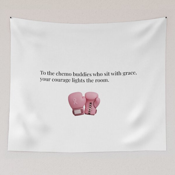 Item preview, Chemo Buddy Courage and Grace Breast Cancer Awareness Design designed and sold by WhispersWear.