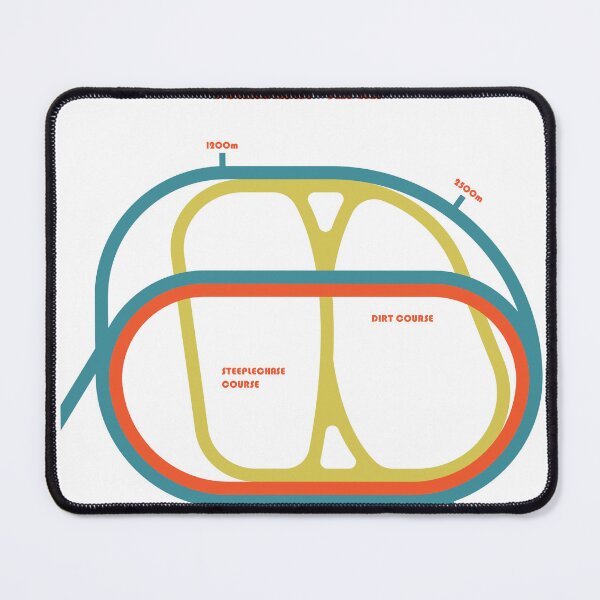 Item preview, Retro Minimalist Nakayama Racecourse Line Art Print designed and sold by The Circuit Collection.
