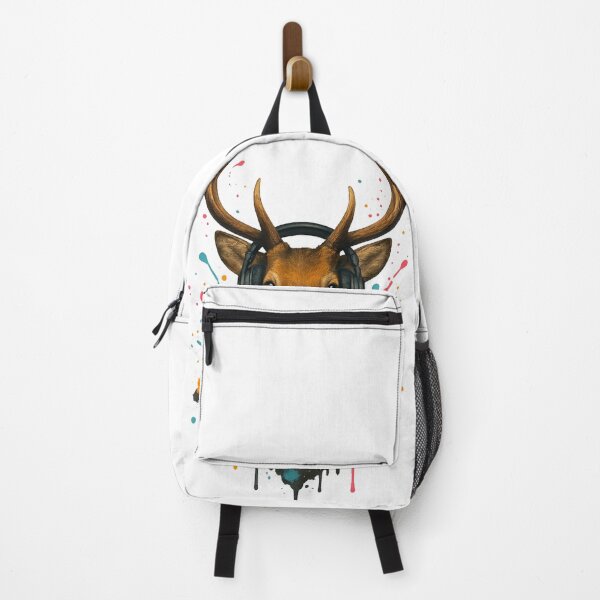 Item preview, Urban Stag – Deer with Headphones & Hoodie (Graffiti Splash Art) designed and sold by thtCMRAguy.