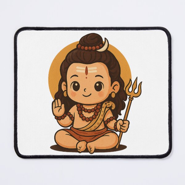 Item preview, Adorable Mahadev Divine Character Design designed and sold by HiteshArt111.