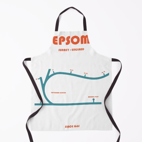 Item preview, Retro Minimalist Epsom Racecourse Line Art Print designed and sold by CircuitDesign.