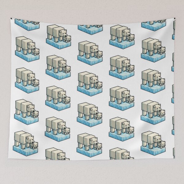Item preview, Neutral Polar Bear - Pixelated Art designed and sold by nukhongwom.
