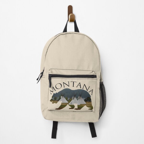 Item preview, Montana Bear with Tipis designed and sold by Whisperingpeaks.