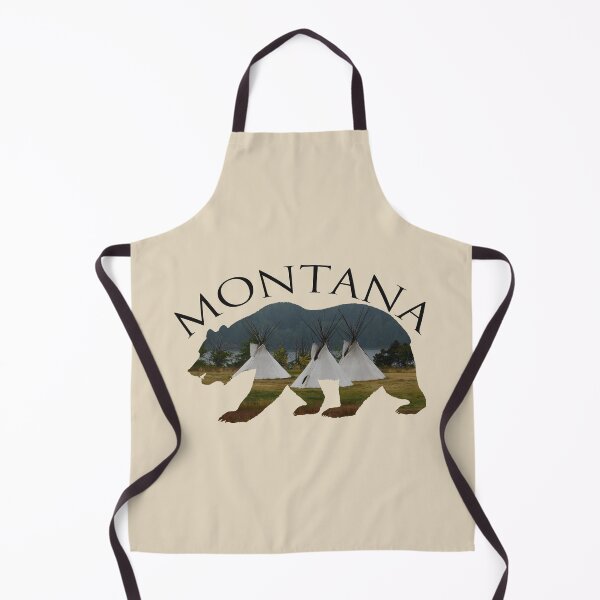 Item preview, Montana Bear with Tipis designed and sold by Whisperingpeaks.