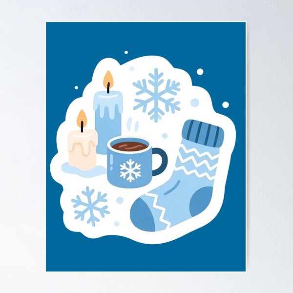 Item preview, Blue Hot Chocolate & Melting Candles designed and sold by Soulharmony.