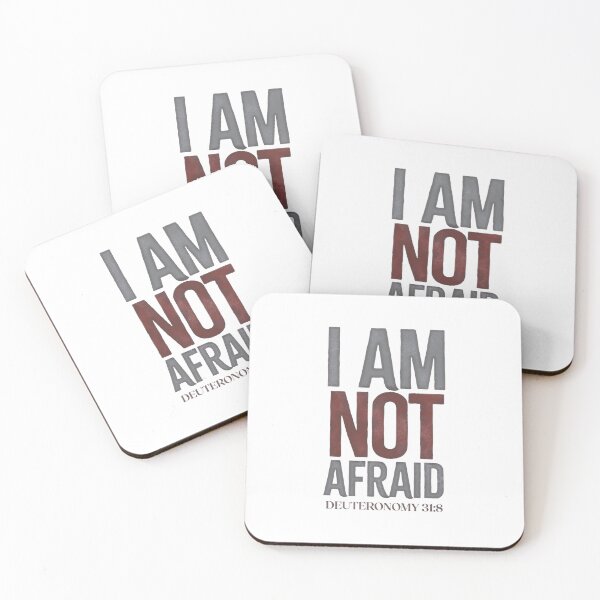 Item preview, I am not afraid - Deuteronomy 31:8 designed and sold by LambsPath.