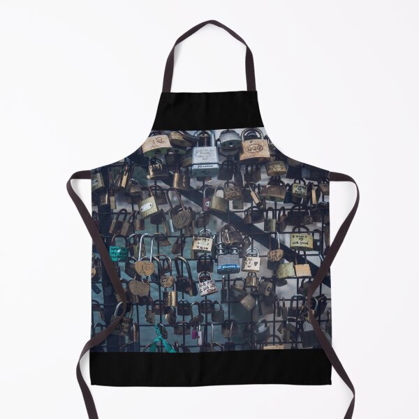 Item preview, Love Locks on a Paris Bridge designed and sold by Compusmurf Design.