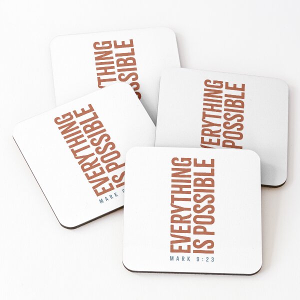 Item preview, Everything is possible - Mark 9:23 designed and sold by LambsPath.