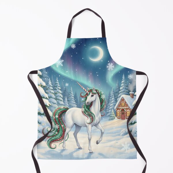 Item preview, Snowy Christmas Unicorn Magic designed and sold by daila70.