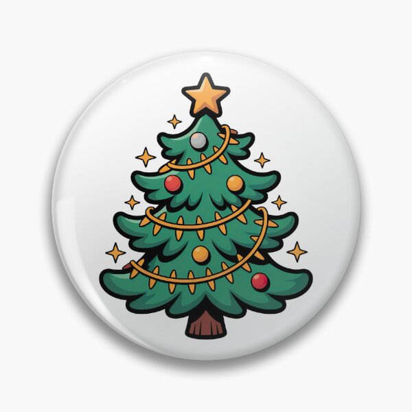Item preview, Cartoon Christmas Tree designed and sold by graphic-genie.