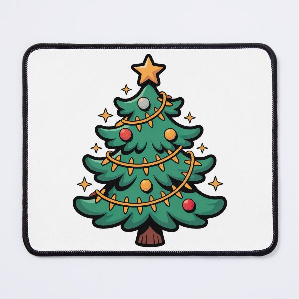Item preview, Cartoon Christmas Tree designed and sold by graphic-genie.