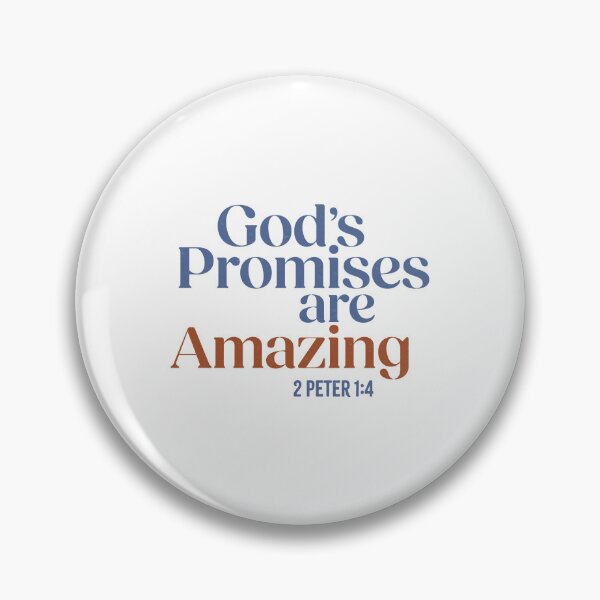 Item preview, God's promises are amazing - 2 Peter 1:4 designed and sold by LambsPath.
