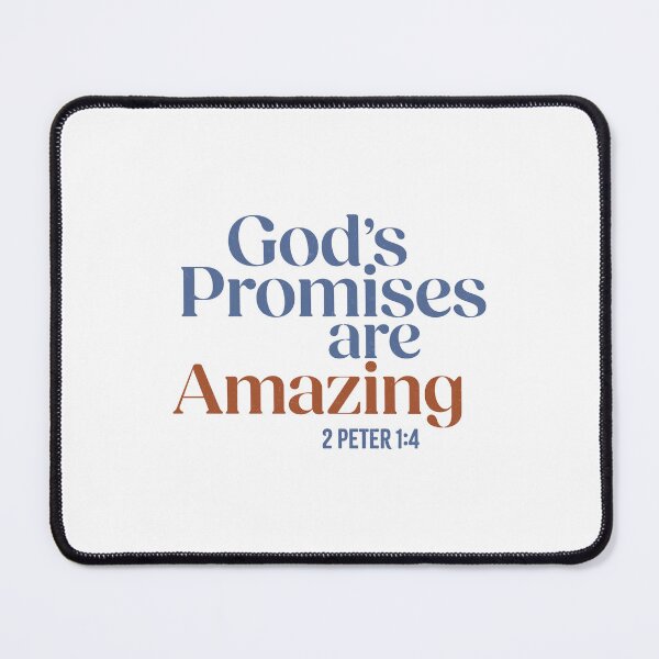 Item preview, God's promises are amazing - 2 Peter 1:4 designed and sold by LambsPath.