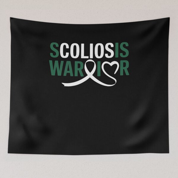 Item preview, Scoliosis Warrior Heart Ribbon disease Awareness designed and sold by RayArmstrong.