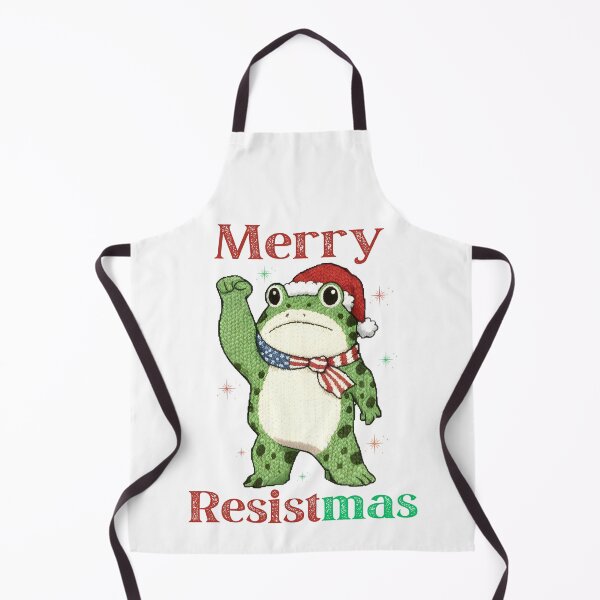 Item preview, Merry Risistmas Festive Resistance Frog Christmas Art designed and sold by BeLdiAuRa.