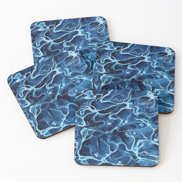 Item preview, Liquid Light – Abstract Water Reflections designed and sold by valyaart.