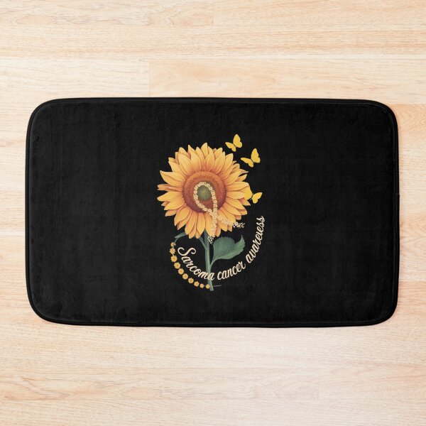 Item preview, Sarcoma Cancer Awareness Sunflower Yellow Ribbon Support designed and sold by HaileyRobel.