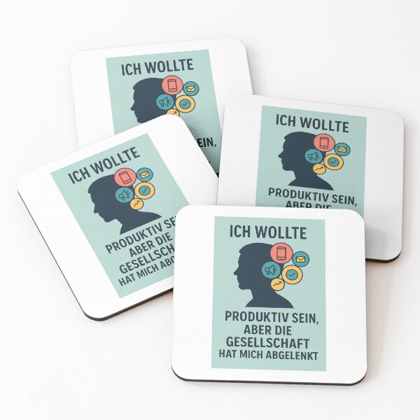 Item preview, I wanted to be productive, but society distracted me. designed and sold by Cleveralltag.