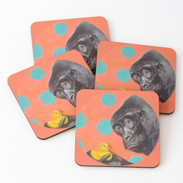 Item preview, Gorilla and rubber duck designed and sold by DOROTABBB.