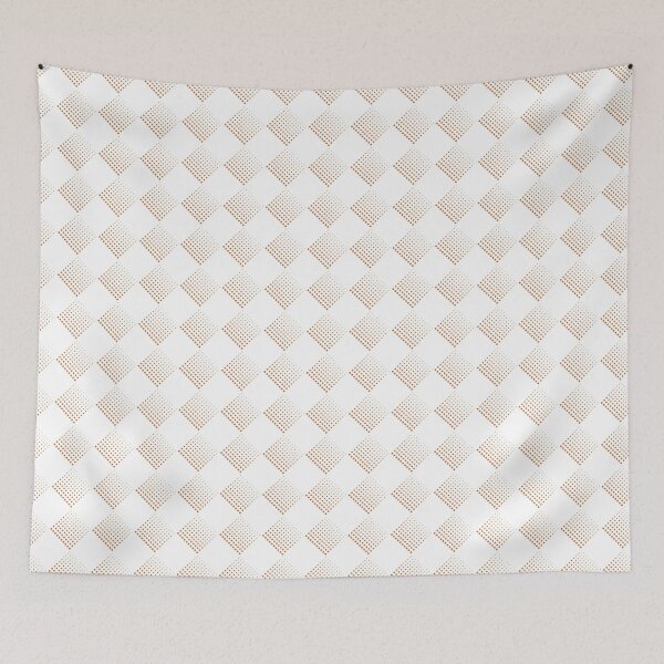 Item preview, Minimal Halftone Dot Rhombus Pattern designed and sold by dnyl.