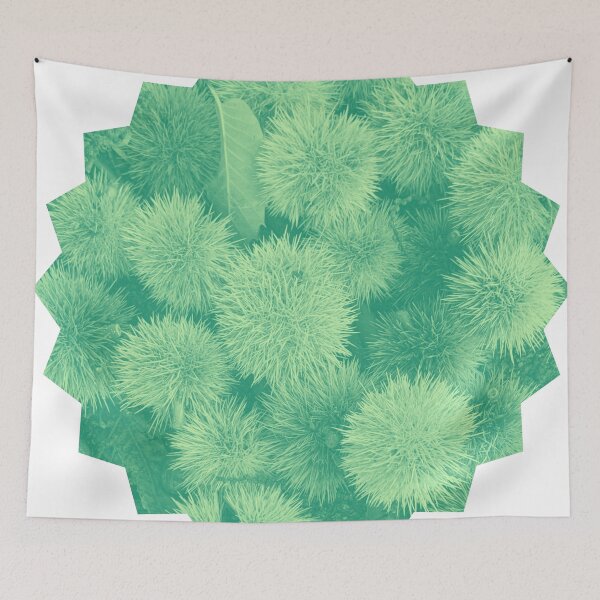 Item preview, Autumn Spiky Chestnut Burrs – Rustic Fall Nature Texture designed and sold by Dryft7.