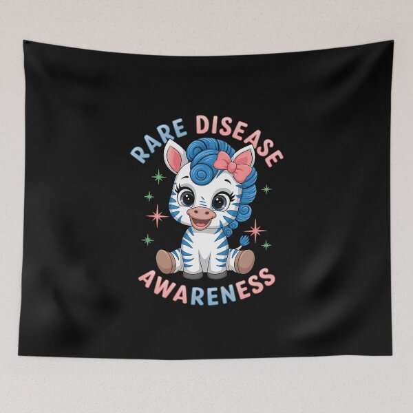 Item preview, Rare Disease Awareness Shirt Boys Girls Cute Zebra Ribbon designed and sold by HaileyRobel.