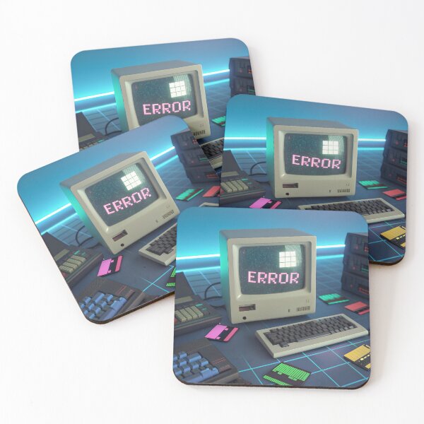Item preview, Retro Tech Error Message designed and sold by Bionson Art.