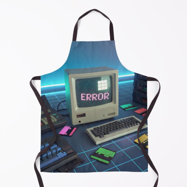 Item preview, Retro Tech Error Message designed and sold by Bionson Art.