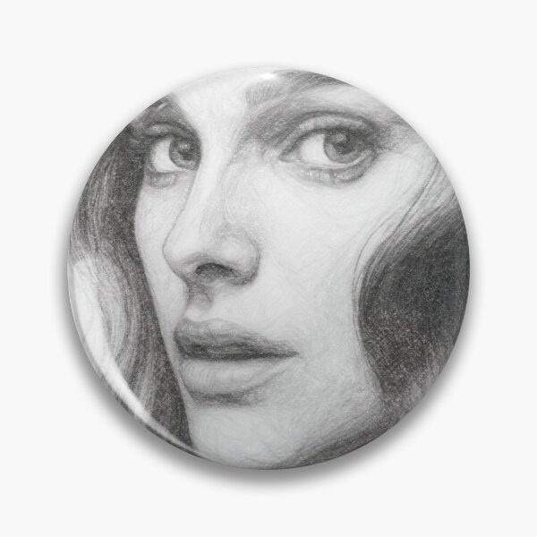 Artikelvorschau, Bleistiftzeichnung einer Schauspielerin entworfen und verkauft von Leon Woods Pencil Art.