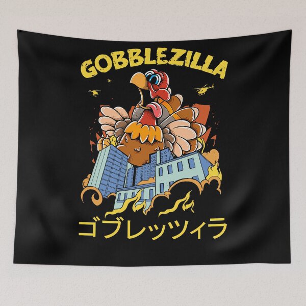 Item preview, Thanksgiving Quote Style Funny Gobblezilla Humor Retro Happy designed and sold by nguyenconguan80.