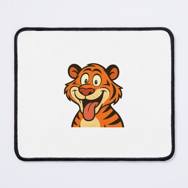 Item preview, Goofy Tiger – Funny Cartoon Big Cat Illustration designed and sold by UmniTok.