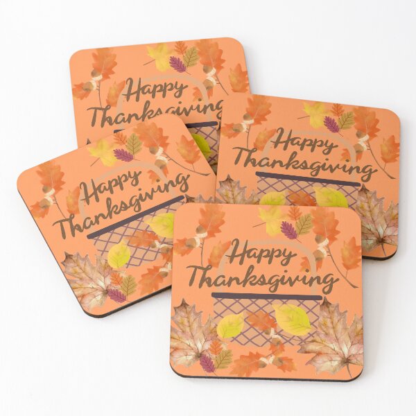 Item preview, Hsppy Thanksgiving Fall Leaves Basket - Autumn Harvest Holiday Gift” Tags: designed and sold by Extremeallie.