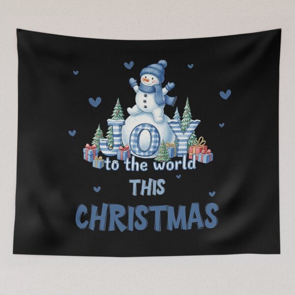 Item preview, Cute Snowman Christmas Design – Joy to the World Holiday design designed and sold by a1qualityd.