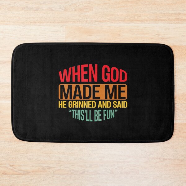 Item preview, Christian When God Me Xmas Made Faith Vintage Quote designed and sold by RobertGonzano.