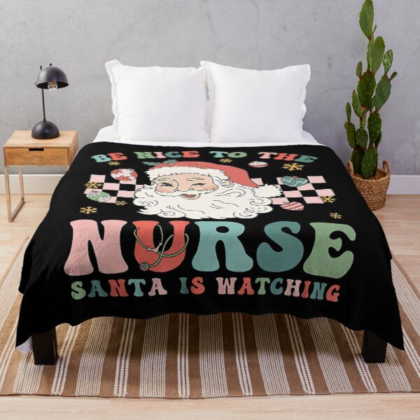 Item preview, Be To Vintage Watching Santa Retro Christmas Nice The Nurse Nurse is Classic designed and sold by FrankyTepper.