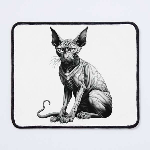 Item preview, Mythological Sphynx Cat Anatomical Art Print designed and sold by LanaGustavsson.