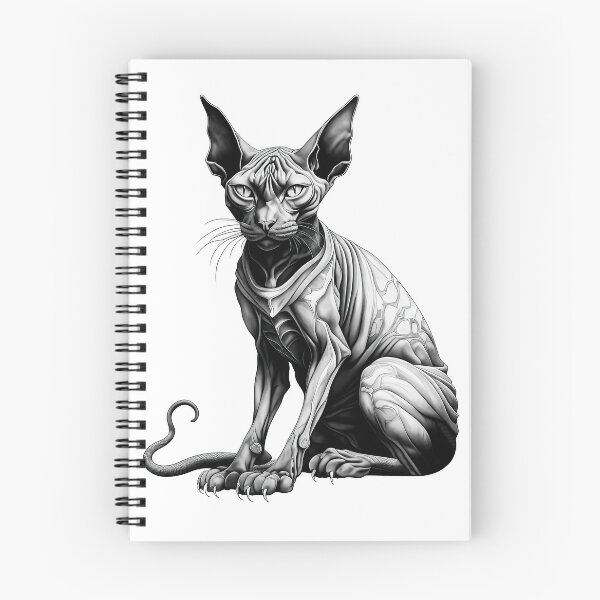 Item preview, Mythological Sphynx Cat Anatomical Art Print designed and sold by LanaGustavsson.