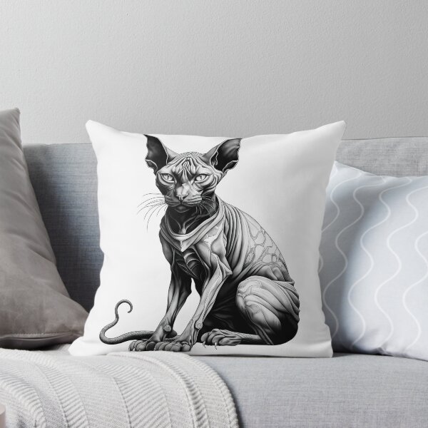 Item preview, Mythological Sphynx Cat Anatomical Art Print designed and sold by LanaGustavsson.