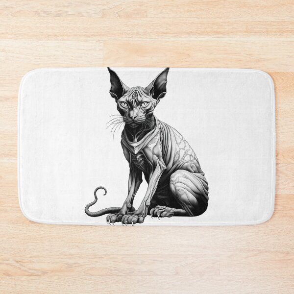 Item preview, Mythological Sphynx Cat Anatomical Art Print designed and sold by LanaGustavsson.