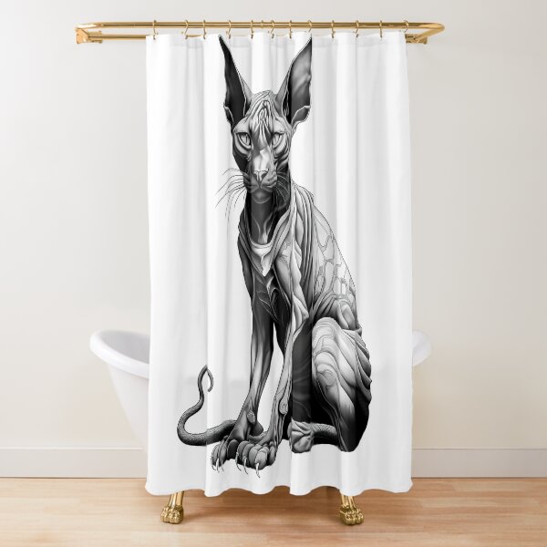 Item preview, Mythological Sphynx Cat Anatomical Art Print designed and sold by LanaGustavsson.